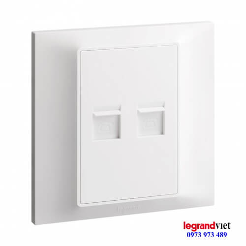 Ổ cắm mạng đôi RJ45 Cat6 Belanko 617692 - Thiết bị điện Legrand
